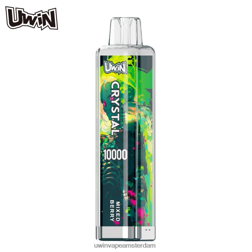 Uwin Vape Beoordeling gemengde bes | UWIN CRYSTAL 10000 wegwerpvape F26NFN14