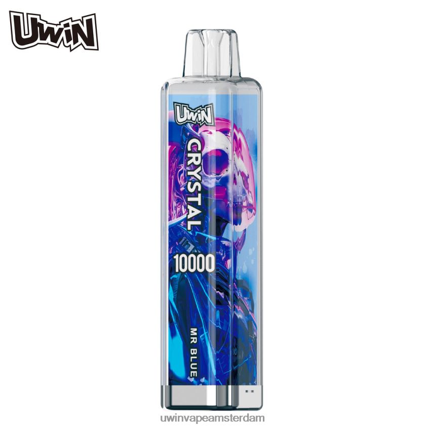 Uwin Vape Kopen meneer blauw | UWIN CRYSTAL 10000 wegwerpvape F26NFN15