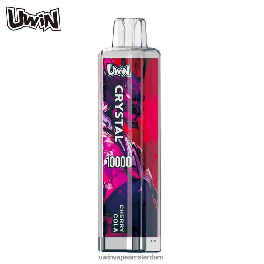 Uwin Vape Oplaadbaar kersen cola | UWIN CRYSTAL 10000 wegwerpvape F26NFN13
