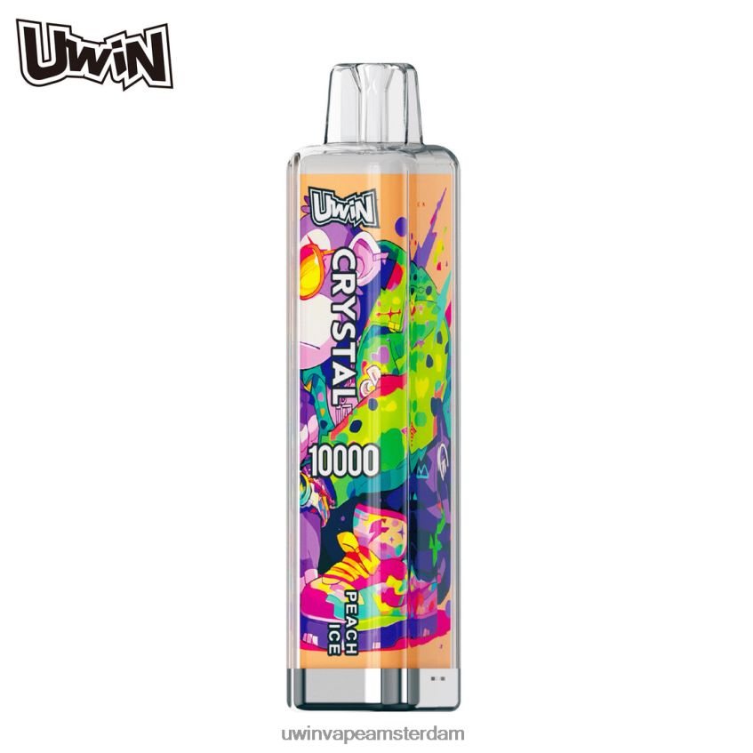 Uwin Vape Winkel perzik ijs | UWIN CRYSTAL 10000 wegwerpvape F26NFN10