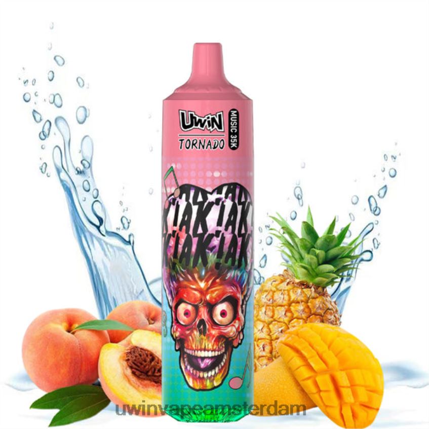 Uwin Vape Kopen perzik-mango-ananas | UWIN CRYSTAL 35k wegwerpdamp F26NFN25