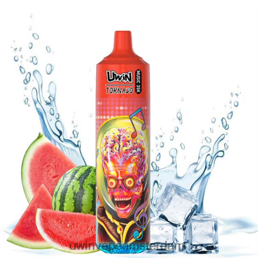 Uwin Vape Winkel watermeloen ijs | UWIN CRYSTAL 35k wegwerpdamp F26NFN20